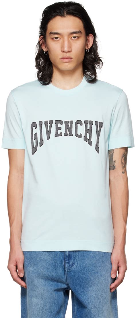 blue givenchy shirt free shipping|Givenchy t shirts for men.